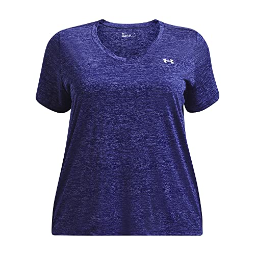 Image of Under Armour Plus Size Tech Solid Short Sleeve V-Neck