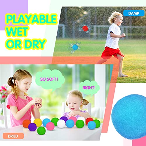 Deekin 200 Pcs Reusable Water Balloons, Water Sponge Balls - image 5