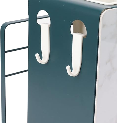 Miniatura 7 de Bloques de cuchillos multifuncionales con tabla de cortar de placa blanca, soporte para tapa de olla para organización de encimera, almacenamiento