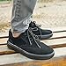 Men's Orthopedic Walking Shoes for Plantar Fasciitis Pain Relief: Arch Support Fashion Sneakers for Comfortable Standing, Foot Pain, Flat Feet, Orthotic Supportive Shoes Black Size 9.5