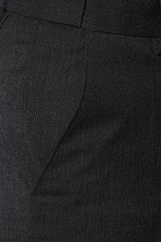 Image of Men Grey Solid Formal Trousers
