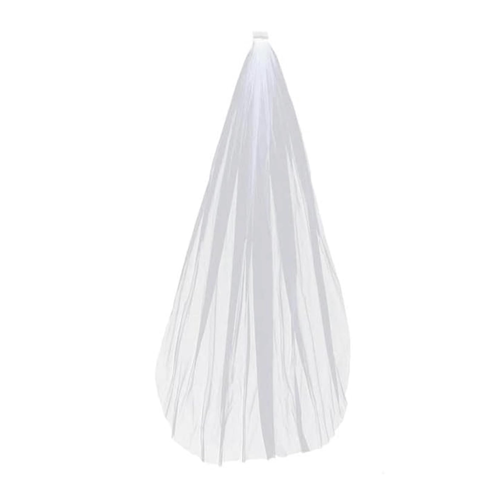 Velo da Sposa Tulle da Sposa a Uno Strato con Pettine Velo da Sposa in Tulle Velo da Spalla Elegante Velo da 75 cm/200 cm/300 cm Velo da Sposa