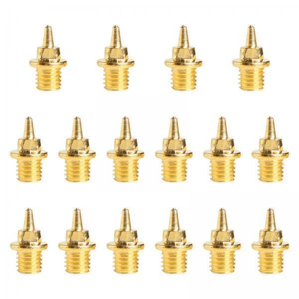 THE STYLE SUTRA® 2x16 Pieces Replacement Spikes for Track Shoes 7 mm for Short Distance Running Gold Short Nails | Sporting Goods | Outdoor Sports | Track & Field-image-13