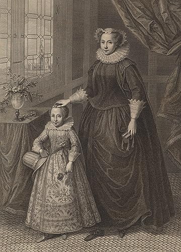 Tableau Mary Queen of Scots Francesco Bartolozzi Toile Décoration Maison 60x90cm