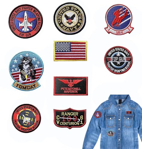 【Ampia Applicazione】Le toppe ricamate sono perfette per cucire o stirare, toppe termoadesive. Ottima decorazione per magliette, felpe, felpe con cappuccio, abiti, cappelli, borse, giacche, zaini, jeans, gilet, cappelli, giochi di ruolo. , attività all'aperto o semplicemente per gli appassionati di tattica.