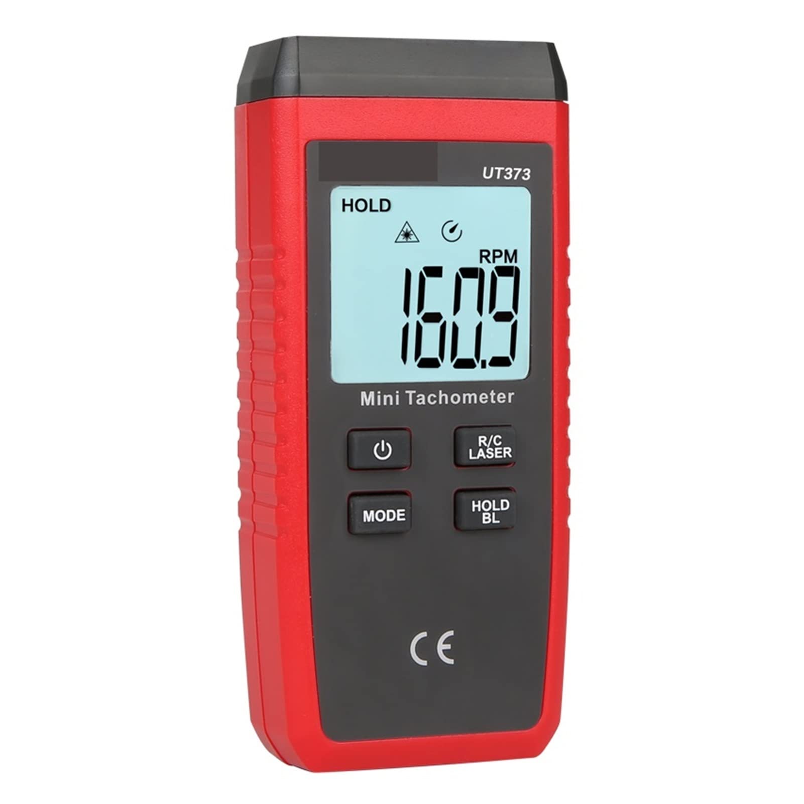 UT373 Mini digitaler Drehzahlmesser Nichtkontaktstachometer Messbereich 10-9999 9rpm KM/H Hintergrundbeleuchtung, Tech-Modul