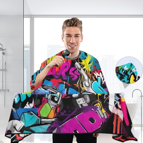 Capa profesional impermeable ajustable para corte de cabello CEBUGI miniatura 6