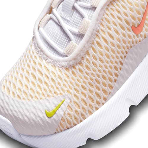 Nike Baby Boy's Air Max 270 (TD) (Infant/Toddler) White/Crimson Bliss/Yellow Strike 7 Toddler M4