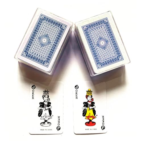 6 Sätze Mini Spielkarten Poker Karten Kunststoff Spielkarten für Erwachsene Reise Geschenk für Unterwegs und Familienunterhaltung – Bild 5