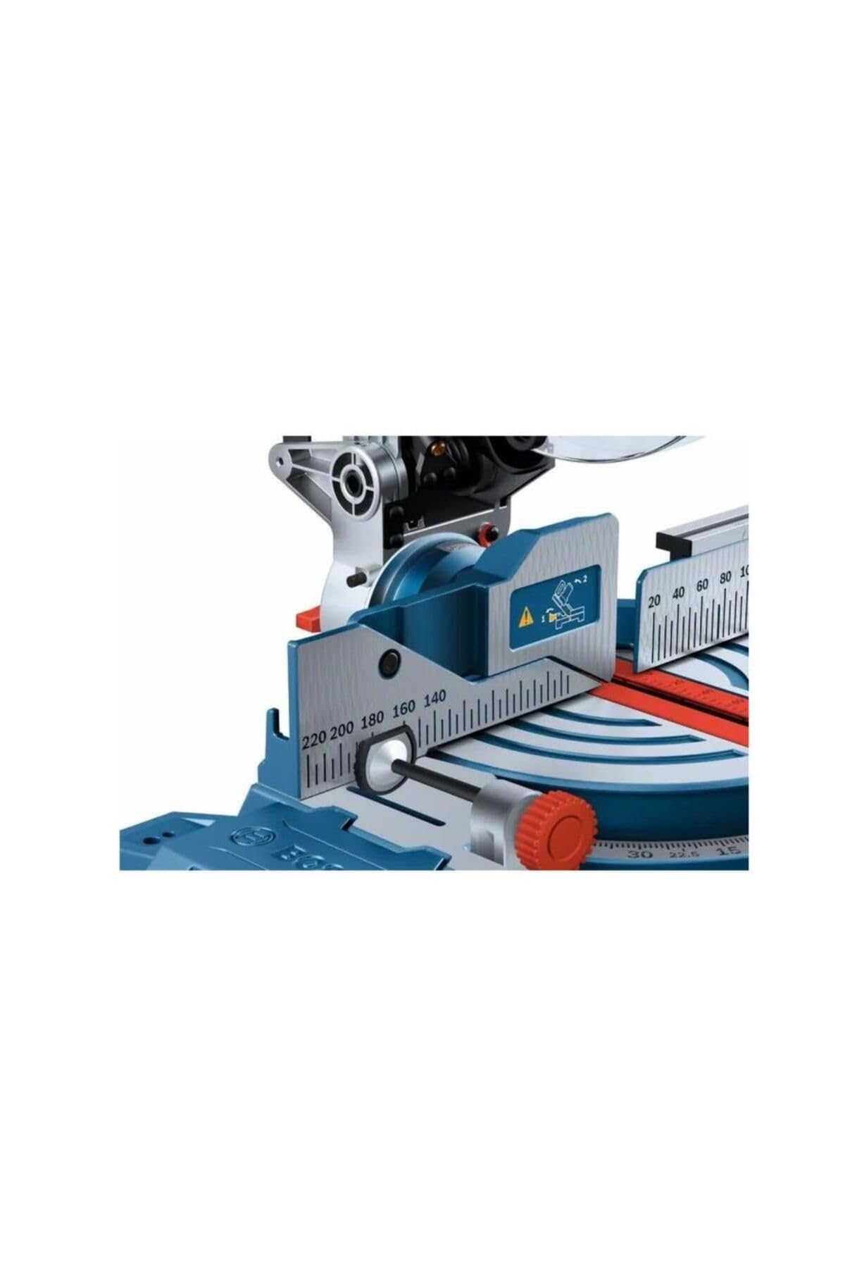 Bosch Professional system 18V: akumulatorowa ukośnica GCM 254 (średnica piły tarczowej 254 mm, prędkość obrotowa bez obciążenia 5.000 ot/min, worek na kurz)