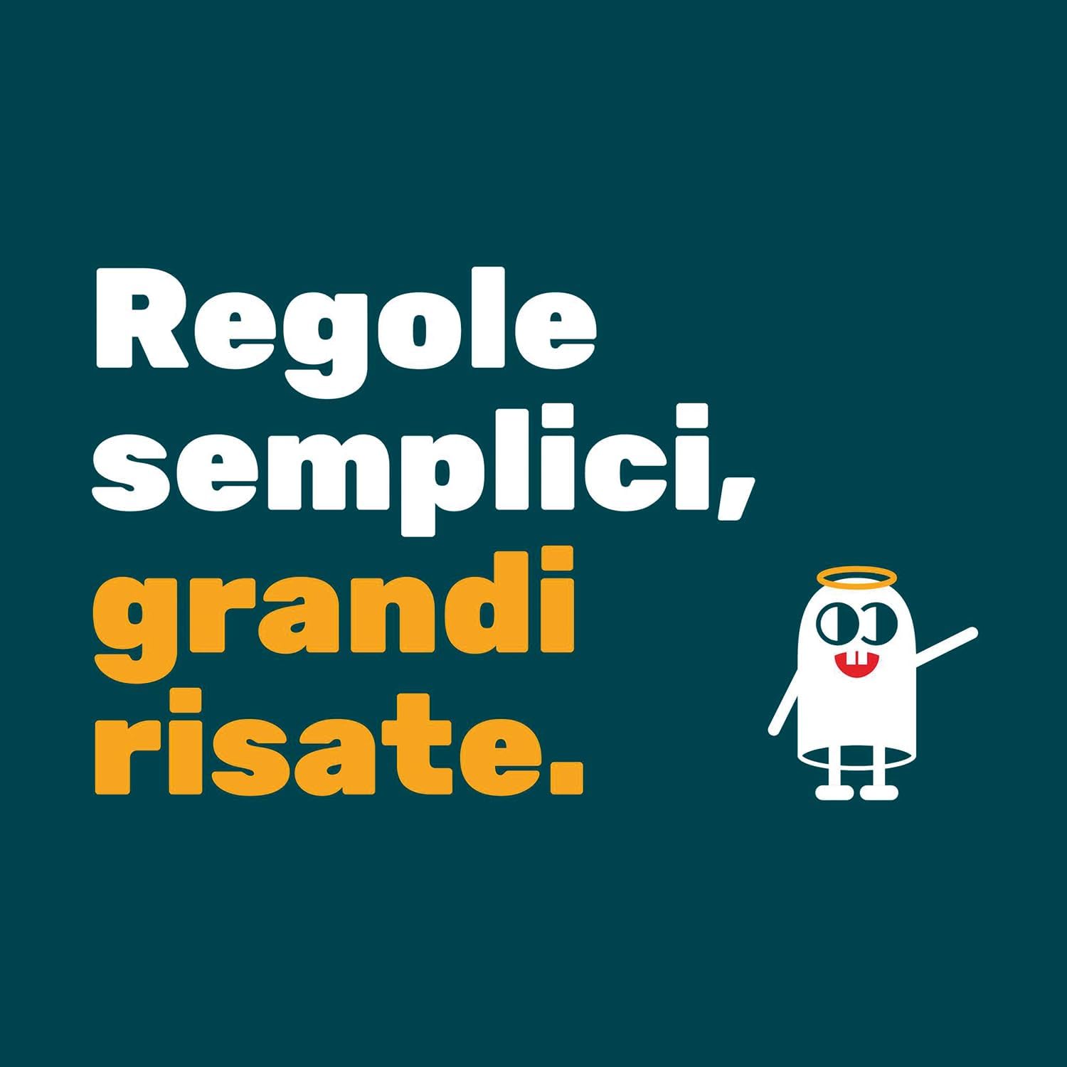 Asmodee Coco Rido, Version 2.0, Fun Board Game for Adults, Black Humor, 3-10 Players, 18+ Years, Italian Edition