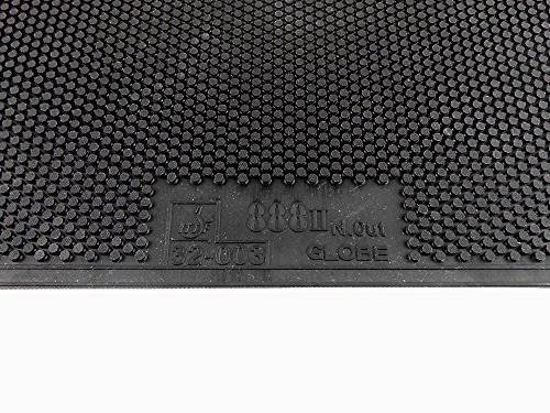 Globe 888 II (888-II) Half-Long Pips-Out Table Tennis pingpong Rubber (Black, 1.5mm)
