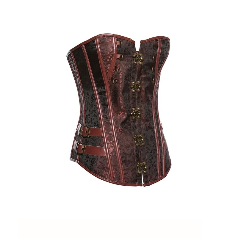 Corset court en cuir véritable d'exception pour compression abdominale