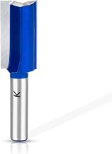 ASNOMY 1Pc Professional Router Bit 8mm 16mm Double Flute 8mm Hard Metal Router Bit - Straight End Mill - Woodworking