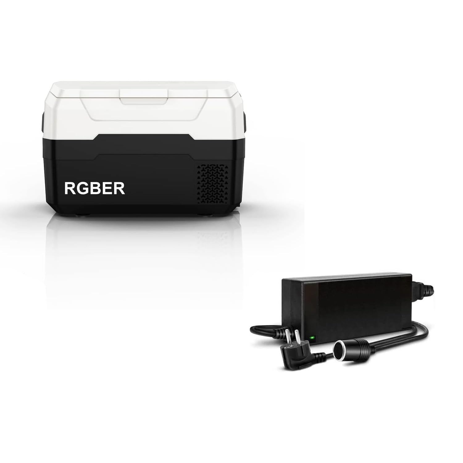 RGBer® Adaptateur Prise Allume-Cigare Secteur, 5A 60W, 220V à 12V Adaptateur Convertisseur Transformateur pour Glaciere Electrique, Glaciere a Compression