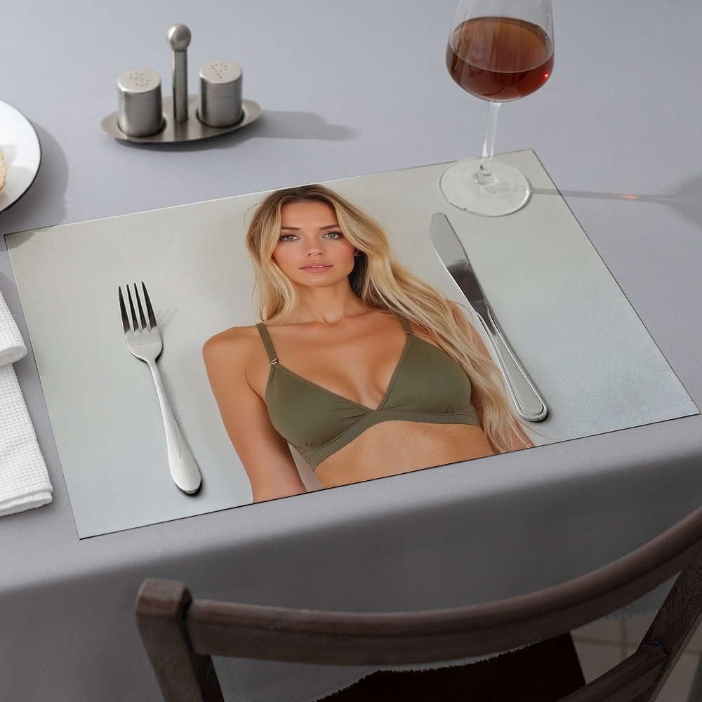 Sets de table d'été Comedor contre les taches pour des repas conviviaux en famille