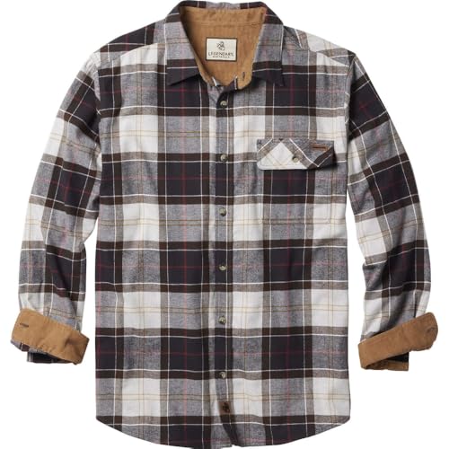 Legendary Whitetails Mens Flannel Long Sleeve Button Down 100% Cotton Shirt - image 1