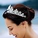 Produktbild Unicra Hochzeit Queen Silber Kristall Kronen und Tiaras Hochzeit Brautschmuck Haarschmuck für Braut