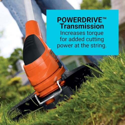Image of BLACK+DECKER Weed Eater, Lawn Edger and Cordless Lawn Mower 3 in 1 Combo, Includes (2) Batteries, Charger, 12 Inch Battery Powered String Trimmer and Lawnmower, Adjustable Length and Height (MTC220)