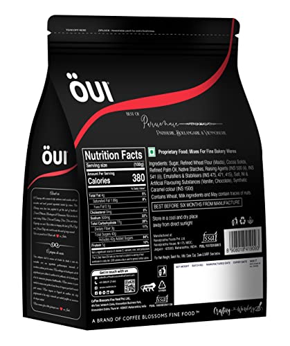 Image of OUI Signature Edition Chocolate Supreme Cake Mix I Egg-Based Recipe I Instant Cake Mix Powder | 1kg
