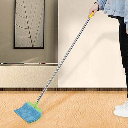 Trapeador para La Limpieza del Hogar Varilla De Extensión Fregadero Limpio De Doble Cara Limpieza De Madera Dloor Crevice Dust Drag Soft Head Mop