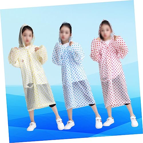 Hemoton 3 Pçs Jaqueta De Chuva Capa De Chuva Poncho Prático Capa De Chuva À Prova Dwaterproof Água C