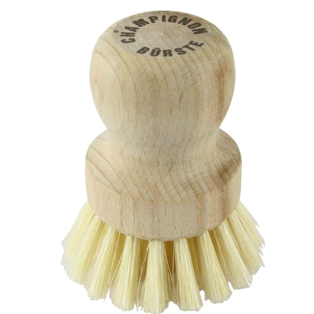 Wooden mushroom brush, vegetable cleaning brush, 100% natural product