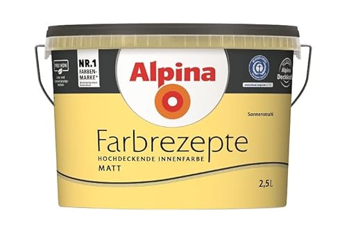 Preisvergleich Produktbild Alpina Farbrezepte Sonnenstrahl matt 2,5 Liter