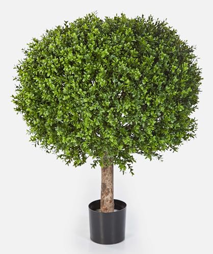 artplants.de Künstliche Buchskugel Tom auf Stamm, 2630 Blätter, 85cm, Ø...
