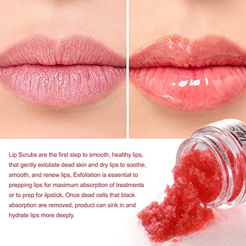 strawberry lip scrub amp repair exfoliator amp moisturizer for chapped dry and flaky lips