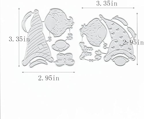 Miniatura 2 de Plantillas de plantillas de metal para decoración de tarjetas y álbumes de recortes, 2 unidades