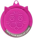 Petmate Kitty Caps Assorted Colors Canned Food Leftover Lids - Pack of 12