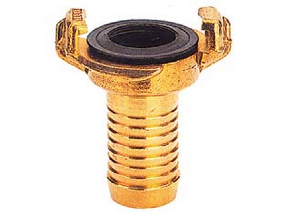 10PZ RACCORDO RAPIDO BAIONETTA CON PORTAGOMMA OTTONE - mm.20 3/4"