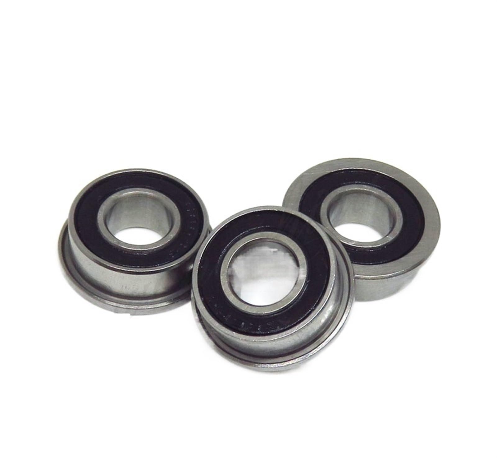 VSPPJYFG Bimetal Seal Shield Micro deep Groove Bearing 1pcs F6806-2RS 30x42x7mm Thin Wall Metal Shielded Flanged Bearings