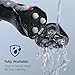 rategist Cordless Electric Razor for Men: 3-in-1 Shaver for Beard/Nose/Sideburns - IPX7 Waterproof Travel Kit - Turbo Speed & Precision Blades, Texture Black