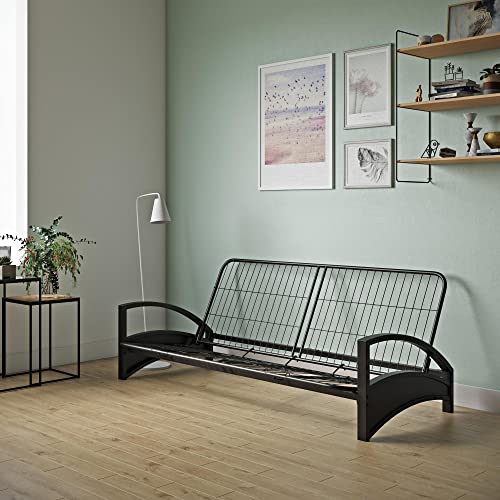 DHP Alessa Futon with Modern Metal Frame,...