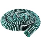 Kit di tubi di sfiato flessibili per asciugatrice, impermeabili, ignifughi, per ventole di scarico, lunghezza 3 m, ideale per soffiatori e cappe (45 cm)