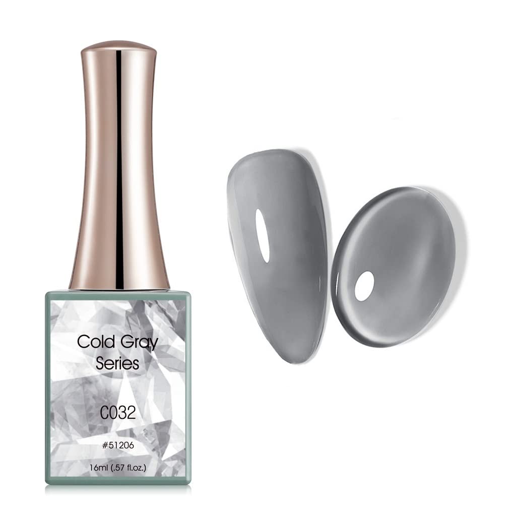 CANNI 16ml Gel Large Bottle Cold Gray Series Gel nail polish shining color gel Soak off Varnish Need UV Light to Cure the VU Gel Polish C032-image-49