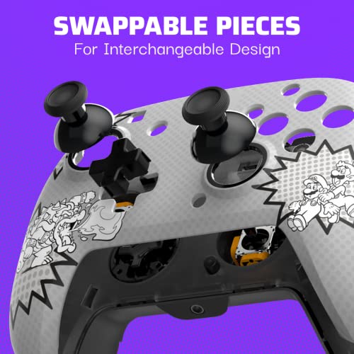 Manette Switch PDP REMATCH Comic Attack boutons programmables pour Switch OLED