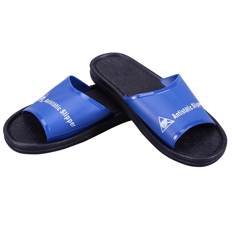 DIWANGQIANGAntiStatic Slippers | ESD Safe Conductive Slippers | Provides Earthing Grounding for Static Control | Unisex