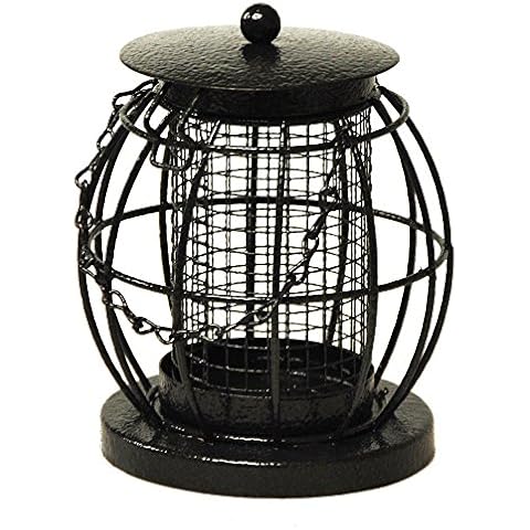 Kingfisher Mini Lantern Nut Feeder with Squirrel Guard Cover
