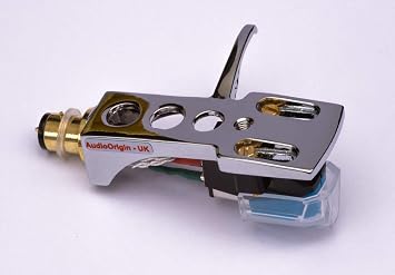 Mirror Chrome plated Headshell, cartridge, needle for Marantz 6150, 6300, 6270Q, 6100, 6200, 6025, 6350Q, 6110, 6170, 6370Q, 6350, 6320, MRT-625, 6050, TT-8001, MADE IN ENGLAND