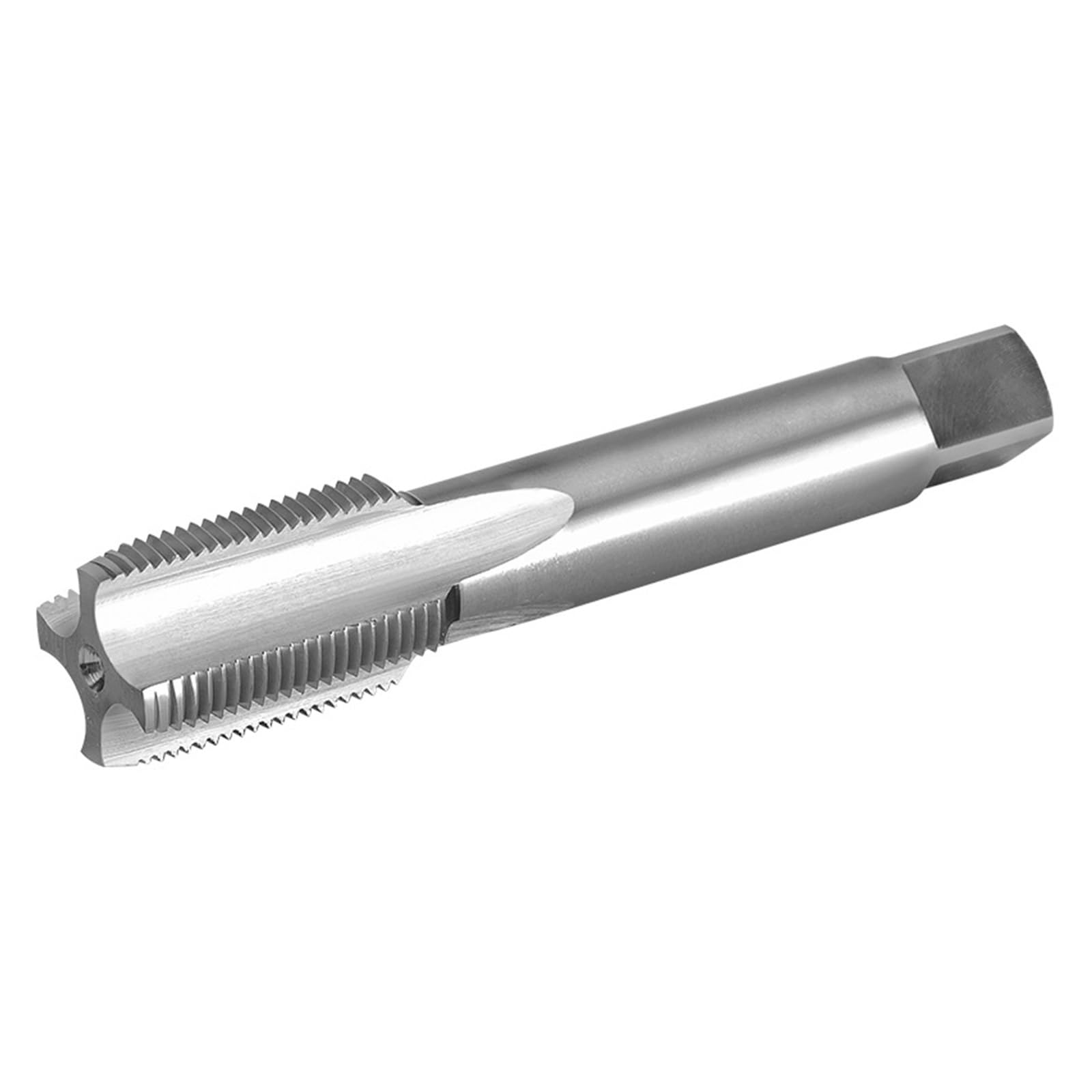 Macho de roscar roscado M32 x 0,5, paso a la derecha, roscas rectas estriadas HSS