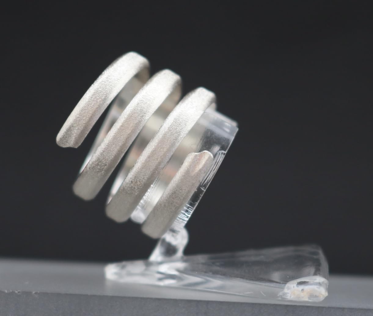 Wickelring für Damen – 925 Sterling Silber Spiralring, handgefertigter Wrap Silberring, handgefertigter Schmuck, Silberring für Damen | RG: