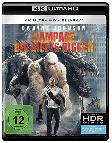 Rampage: Big Meets Bigger 4K Ultra-HD [Blu-ray]