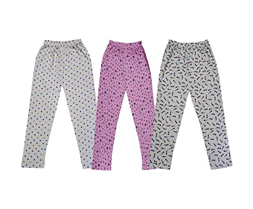 Image of KAYU Kids 100% Cotton Printed Capri for Girls - Regular Fit [Pack of 3]