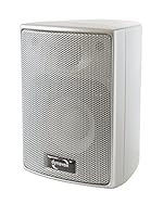 Dynavox AS-301 Satelliten-Lautsprecher, Paar, für Heimkino oder Büro, kompakte Surround-Box, Wandmontage, Silber