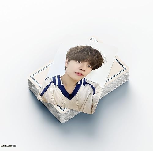 Miniatura 6 de efoot 55 tarjetas fotográficas Stray Kids 2024 nuevo álbum Lomo, tarjetas para niños callejeros para regalo y colección de fanáticos (blanco)