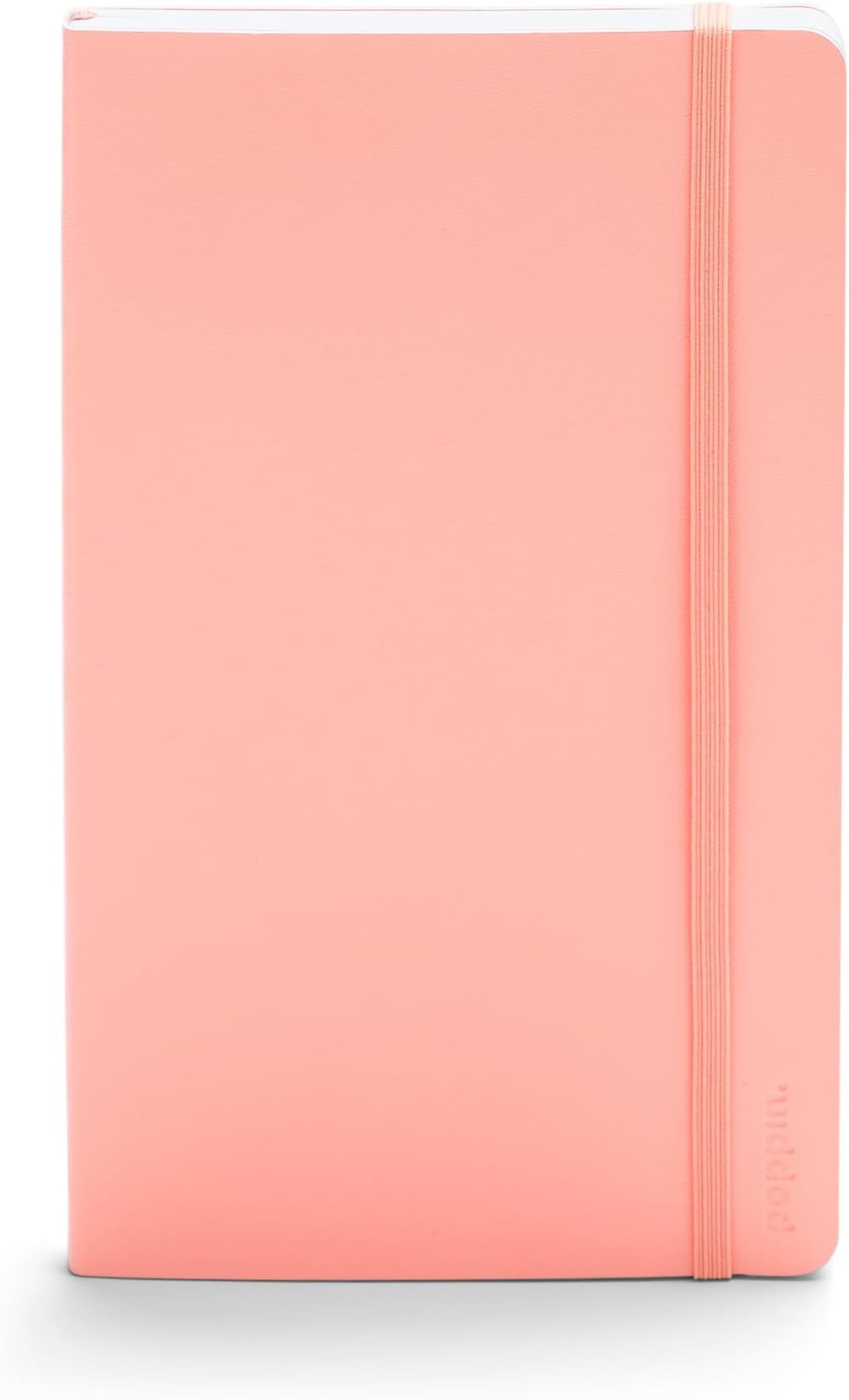 Poppin Medium Journal Notebook, Soft Cover Notebook for Journaling & Writing, 8.25 x 5 inches, 192 Pages, Ruled/Lined (Blush Pink)