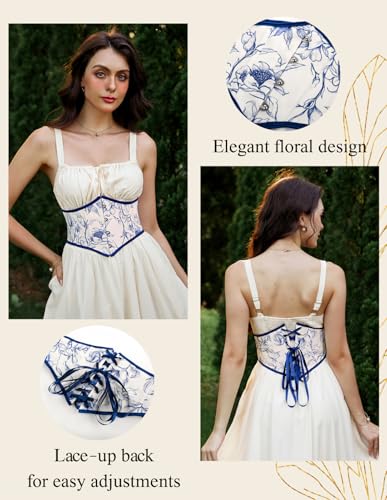 Scarlet Darkness Corset Belt for Women Renaissance Wide Belt for Dresses2